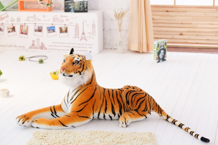 30-120 cm Tiger Leopard White Tiger Jaguar Plush Soft Toys