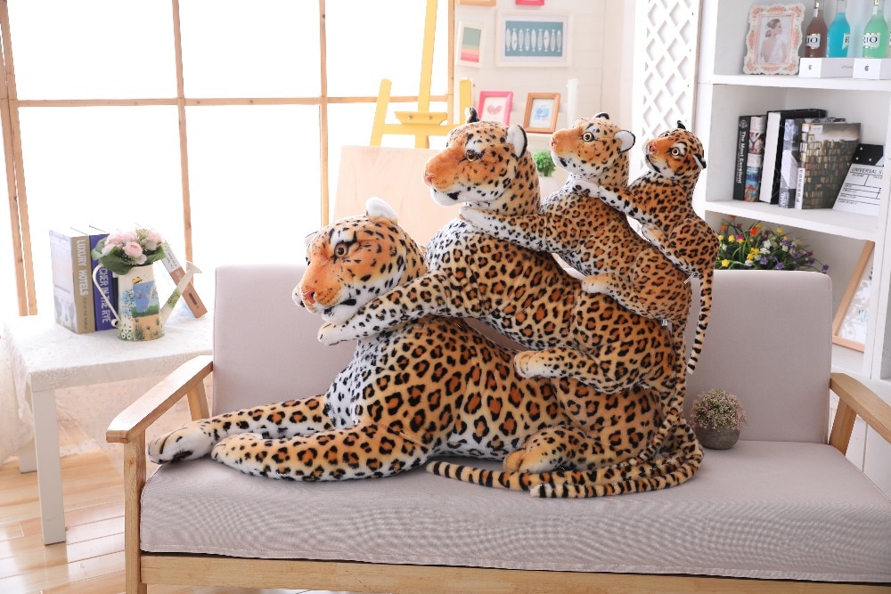 30-120 cm Tiger Leopard White Tiger Jaguar Plush Soft Toys